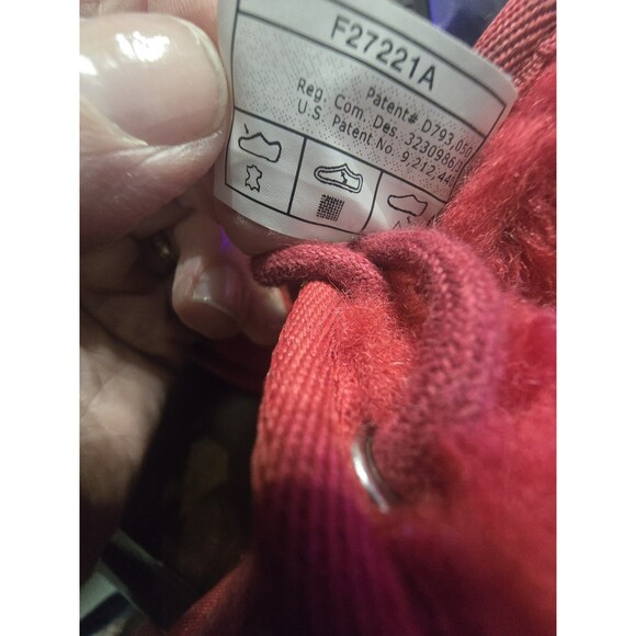 UGG Lemmy II Toddler Boots Red Suede Size 11 • Zip & Lace • Fleece Lined Chukka - Picture 6 of 10